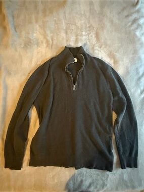 Goodfellow & Co Men's Zip-Up Sweater in Charcoal Gray